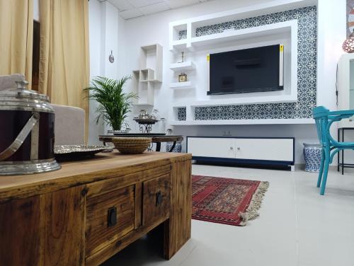 Dapur atau dapur kecil di apartamentos el circulo mágico