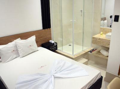 Postel nebo postele na pokoji v ubytování Hotel Cereja