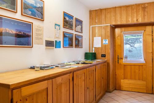 Kuchyň nebo kuchyňský kout v ubytování Agritur Solasna