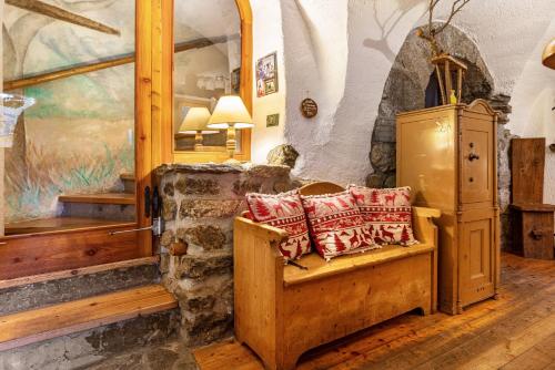 Posezení v ubytování Agritur Solasna