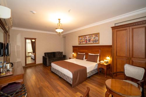 Ένα ή περισσότερα κρεβάτια σε δωμάτιο στο Hotel Blisstanbul
