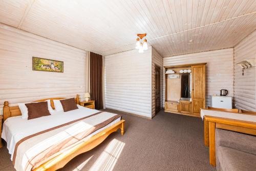 Katil atau katil-katil dalam bilik di Hotel Bellavista & Spa