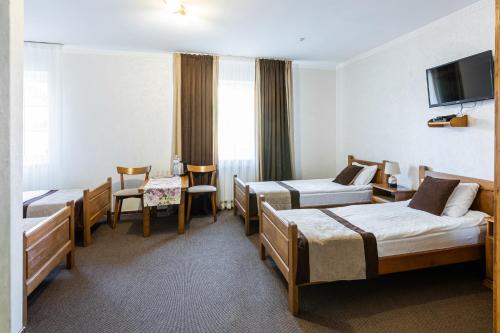Katil atau katil-katil dalam bilik di Hotel Bellavista & Spa