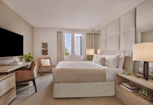 Katil atau katil-katil dalam bilik di 1 Hotel South Beach