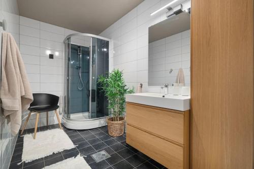 ห้องน้ำของ Aurora luxury apartment