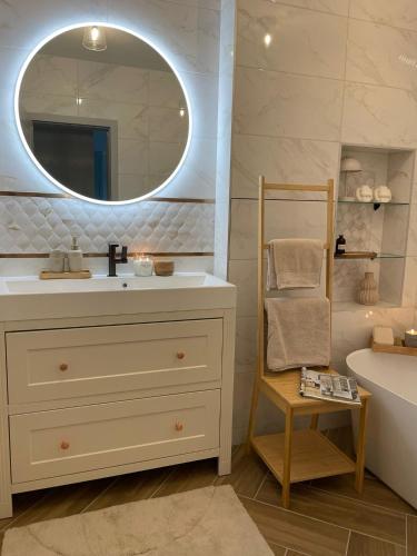 Kúpeľňa v ubytovaní Apartman Slovenská Ľupča