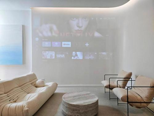 Χώρος καθιστικού στο PB home Chinatown & MRT Watmangkon 5BR