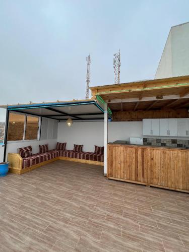 Balkón nebo terasa v ubytování Tourma House