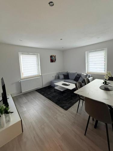 Χώρος καθιστικού στο Hammer Apartment