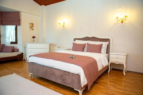 Katil atau katil-katil dalam bilik di Gül Hanım Konağı Butik otel