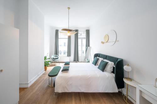 Katil atau katil-katil dalam bilik di Your serenity bubble - Brussels center