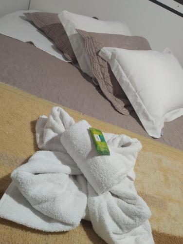 Katil atau katil-katil dalam bilik di Hotel Lurian