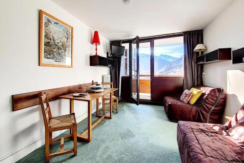 Résidence Alpages - Studio fonctionnel · Au pieds des pistes · Balcon vue montagnes MAE-3344