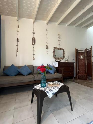Χώρος καθιστικού στο Apartamento North Wind