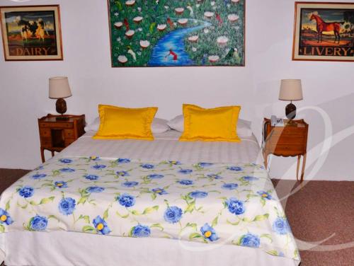 Ένα ή περισσότερα κρεβάτια σε δωμάτιο στο Hotel La Castellana