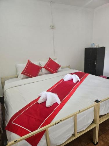 Ένα ή περισσότερα κρεβάτια σε δωμάτιο στο Chitlatda Bila House