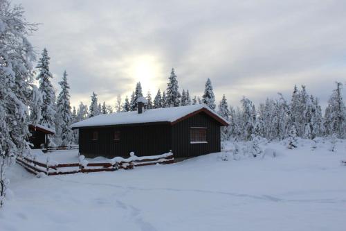 Το Granbu by Norgesbooking - cozy cabin at Golsfjellet τον χειμώνα