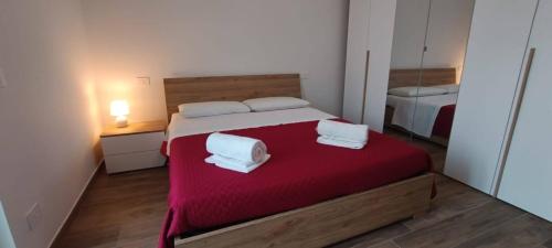 Postel nebo postele na pokoji v ubytování Francavilla Home