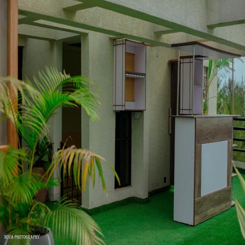 Køkken eller tekøkken på Okapi Residence Resort