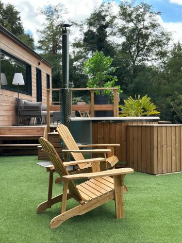 Tiny house romantique avec bain nordique