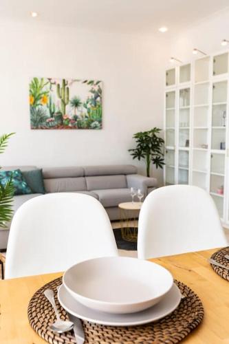 Area soggiorno di Amazing apartment in Valletta