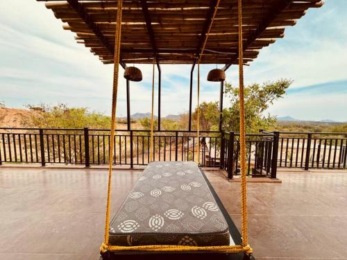 Balkón nebo terasa v ubytování Sunny Side Up Farmstay