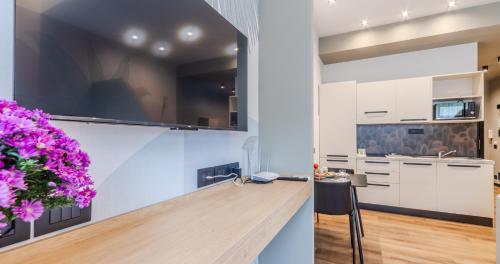 Η κουζίνα ή μικρή κουζίνα στο Casa Temporanea
