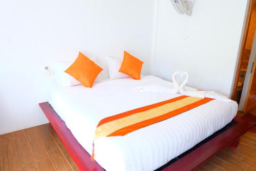 Cama o camas de una habitación en Pranee Amata