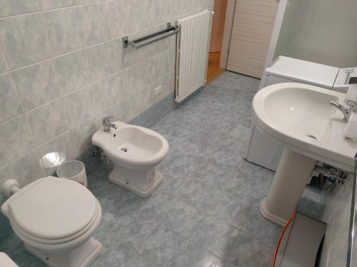 Koupelna v ubytování La Casa di Mimma