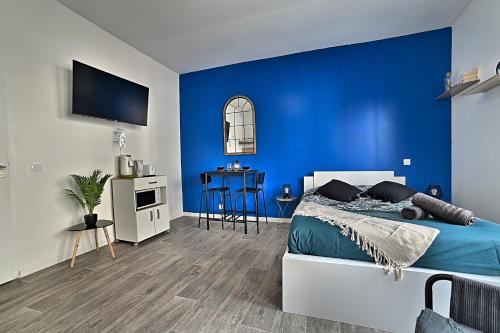 Paradis Bleu - Coeur de ville, Tv 4K, Netflix, Fibre, Confortable, Calme