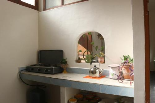 Køkken eller tekøkken på Chez sarah