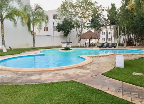 Swimmingpoolen hos eller tæt på Hermosa casa céntrica en Playa del Carmen