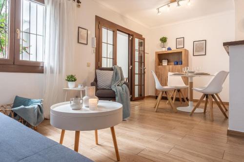 Posezení v ubytování Apartamento Clover