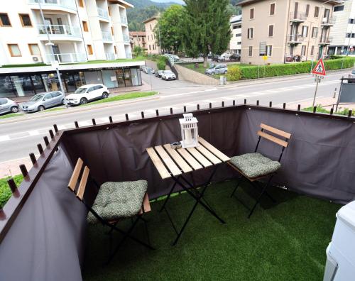 Das Gebäude in dem sich die Ferienwohnung befindet