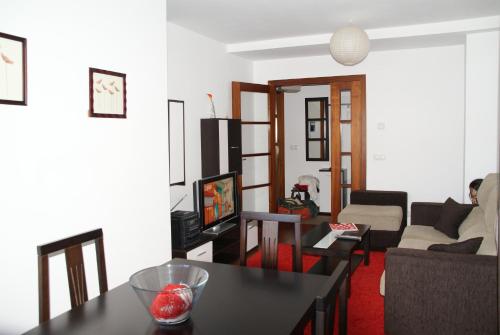 Et opholdsområde på Piso en el paseo marítimo de Cambados