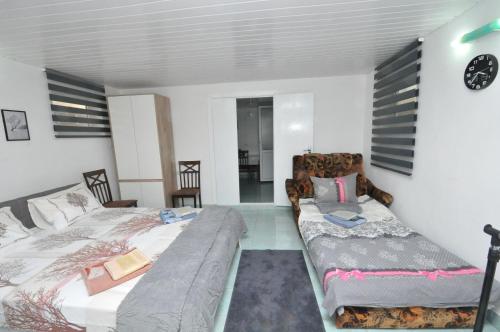 Cama o camas de una habitación en Apart centr