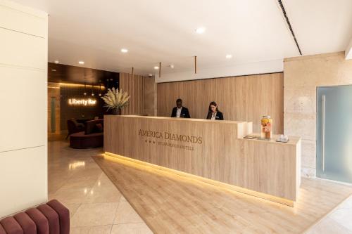 Vstupní hala nebo recepce v ubytování America Diamonds Hotel
