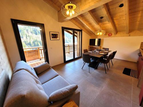 Appartement lumineux 2 chambres avec parking aux Gets