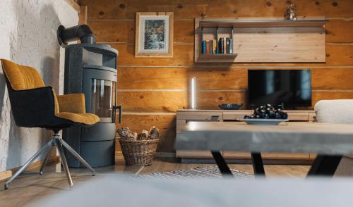 Dapur atau dapur kecil di Mei Zeit Hüttendorf