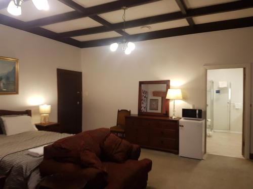 TV o dispositivi per l'intrattenimento presso Homestead B&B Cambridge