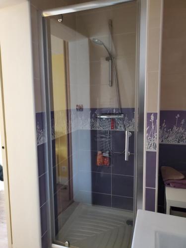 Koupelna v ubytování Chambre coquelicot