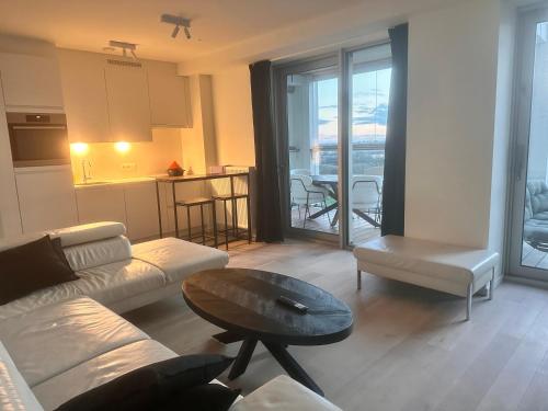 Posezení v ubytování Luxurious Apartment with Panoramic View