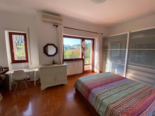 Postel nebo postele na pokoji v ubytování Francigena house