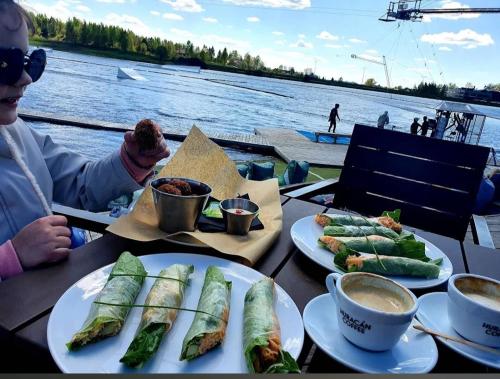 Jídlo v prázdninového domu nebo okolí