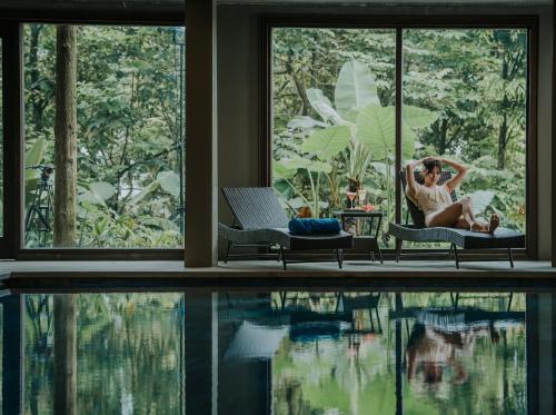 Zahrada ubytování Amour Resort Bavi