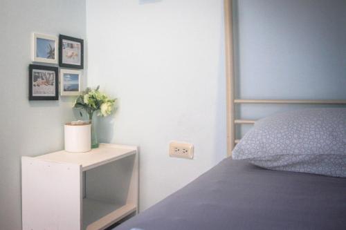 都蘭朋友家 Dulan Friends Hostelにあるベッド