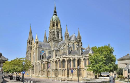 a large cathedral with a tower on top of it at Awesome Home In Rubercy With Sauna in Rubercy