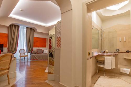 A bathroom at Hotel Isa