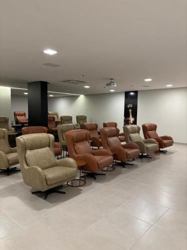 Гостиная зона в Hotel Park Veredas - Rio Quente Flat 225