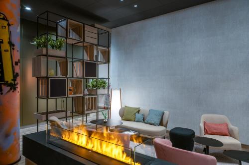 Posezení v ubytování IntercityHotel Heidelberg